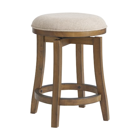 Ellie Counter Height Stool, Brown, 2PK